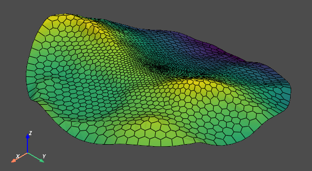 Example mesh created with voromesh and GMSH (see documentation)